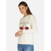 CHOZI Fleece Women''s Non Hooded Sweatshirt ( White ) - None