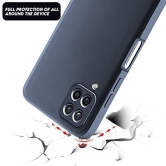 Winble Samsung Galaxy F62 Back Cover Case Liquid Silicone (Grey)