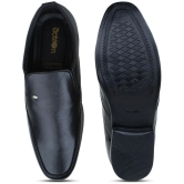 Action Office Artificial Leather Black Formal Shoes - None