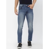 Men Slim Mid Rise Blue Jeans