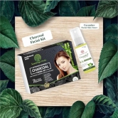 Soundarya Herbs Facial Kit (140gm) with Free 100ml Cucumber Toner | Achieve a Radiant Glow - Charcoal Facial kit