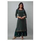 Lee Moda - Green Straight Rayon Womens Stitched Salwar Suit ( Pack of 1 ) - L