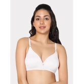 IN CARE LINGERIE White Cotton Blend Non Padded Womens Everyday Bra ( Pack of 1 ) - None