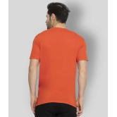 Zeffit - Cotton Blend Regular Fit Rust Mens Sports T-Shirt ( Pack of 1 ) - None