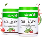 OZiva Collagen Builder for Anti-Ageing  Skin Radiance with Vitamin C Watermelon-OZiva Collagen Builder for Anti-Ageing & Skin Radiance with Vitamin C, WatermelonÂ Â (2 x 200 g)