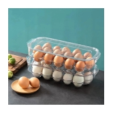 SHARUJA EggSafe Elite 16 Acrylic Transparent Egg Container ( Set of 1 ) - Transparent