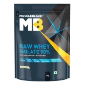 MuscleBlaze Raw Whey Isolate,  2.2 lb  Unflavoured