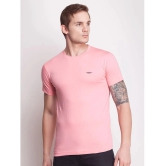 Force NXT - Pink Cotton Regular Fit Mens T-Shirt ( Pack of 1 ) - None