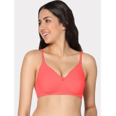 IN CARE LINGERIE - Red Cotton Lightly Padded Women's T-Shirt Bra ( Pack of 1 ) - None