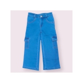 ICONIC ME- Kids Girls Premium Six Pocket Denim Jeans - None