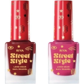 Long Wear Nail Enamel 12 ML Each Pack Passion Punch & Sangria Love For Women