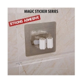 Pack Of 2 Magic Sticker Series Self Adhesive Multifunction Wall Mounted Mop Broom Holder for Your Home, Kitchen and Wardrobe