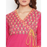 Women Pink Ethnic Motifs Printed Kurta