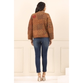 Printed women quilted  jacket-XXL/3xl