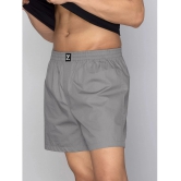 XYXX - Grey Cotton Mens Boxer- ( Pack of 1 ) - None