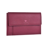 Walrus Maroon Faux Leather Purse - Maroon