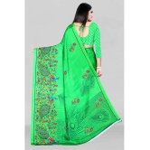 LEELAVATI - Multicolor Crepe Saree With Blouse Piece ( Pack of 2 ) - Multicolor