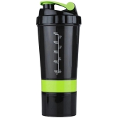 Plastic Green 500 mL Shaker ( Pack of 1 ) - Green