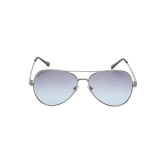 Blue Pilot Rimmed Sunglasses (M258BU6V)