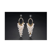 YouBella Gold Plated Crystal Earrings for Girls and Women - White