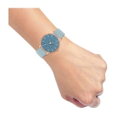 Newman Blue Leather Analog Womens Watch