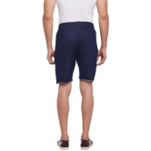 Rodamo  Men Blue Slim Fit Shorts