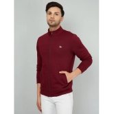 YHA Fleece Mens Casual Jacket - Wine ( Pack of 1 ) - None