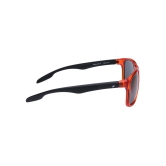 Orange Round Unisex Sunglasses (P468GY4V)