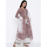 KIPEK Cotton Kurti With Palazzo - Stitched Suit Single - M