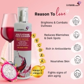 Multi Vitamin Face Cleanser Dragon Fruit, Allantoin, Red Wine, Hyaluronic Acid, Enriched with Vitamin A+C