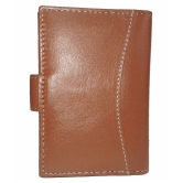 Tough Button Tan Card Holder - Tan