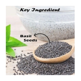 KAYABOOST Basil Seeds Weight Loss, Rich In Omega, Fiber Diet Sabja Seed (200 g)