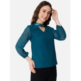 ALL WAYS YOU - Blue Georgette Womens Regular Top ( Pack of 1 ) - None