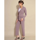 Selvia Mauve Dyed Pant Top Set - None