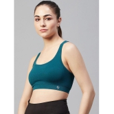 C9 Airwear - Blue Nylon Removable Padding Womens Sports Bra ( Pack of 1 ) - None