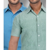 DESHBANDHU DBK - Multicolor Cotton Regular Fit Mens Casual Shirt (Pack of 2 ) - None