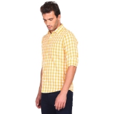 Ruggers - 100 Percent Cotton Regular Fit Yellow Men's Casual Shirt ( Pack of 1 ) - None