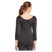 Trendygal Cotton Blend Topwear - Black - None