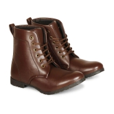 Ishransh - Brown Women''s Ankle Length Boots - None