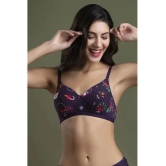 Clovia Cotton T-Shirt Bra - Blue Single - None