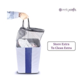 PrettyKrafts Set of 2 PVC Laundry Bag - Grey