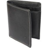 samtroh - PU BLACK Mens Regular Wallet ( Pack of 1 ) - Black