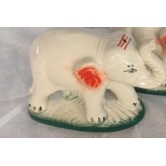 Ceramic Elephant Showpiece pack of 2