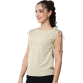 ALL WAYS YOU Women Top Crepe fabric  Light Green XL