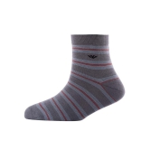 Men Pack Of 2 Striped Cotton Ankle Length Socks