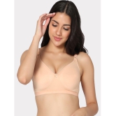 IN CARE LINGERIE - Beige Cotton Non Padded Womens T-Shirt Bra ( Pack of 1 ) - None