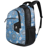 mikebags 29 Ltrs Blue Polyester College Bag - Blue