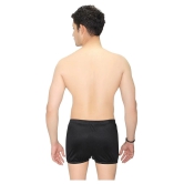 Goodluck Black Cotton Lycra Trunk - 30