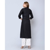 MAUKA - Black Straight Rayon Women's Stitched Salwar Suit ( Pack of 1 ) - None