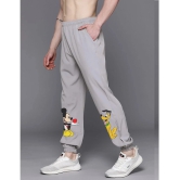 AKTIF Grey Lycra Mens Joggers ( Pack of 1 ) - None